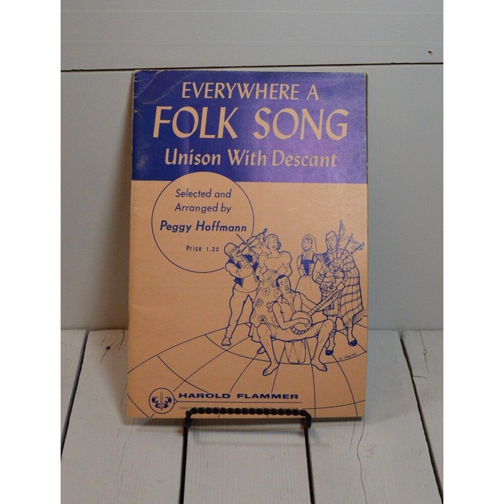 Everywhere A Folk Song Unison with Descant by Peggy Hoffmann, Harold Hammer